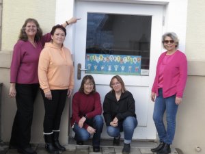 v. l. Martina Fälschlein, Annett Werner, Sabine Wittwer, Martina Waldmann, Andrea Segschneider (Leitu