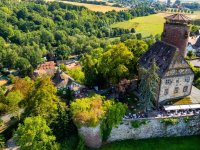 Hotel Burg Trendelburg - Luftaufnahme