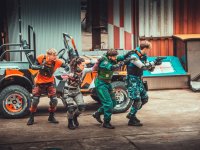 Stuntshow im Filmpark Babelsberg in Potsdam
