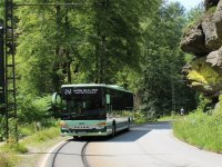 Kirnitzschtal-Linie 241 an der Fischkopfkurve, Pirna