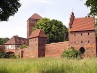 Blick auf die Museen Alte Bischofsburg in Wittstock