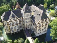 Wasserschloss Neuenheerse Luftaufnahme