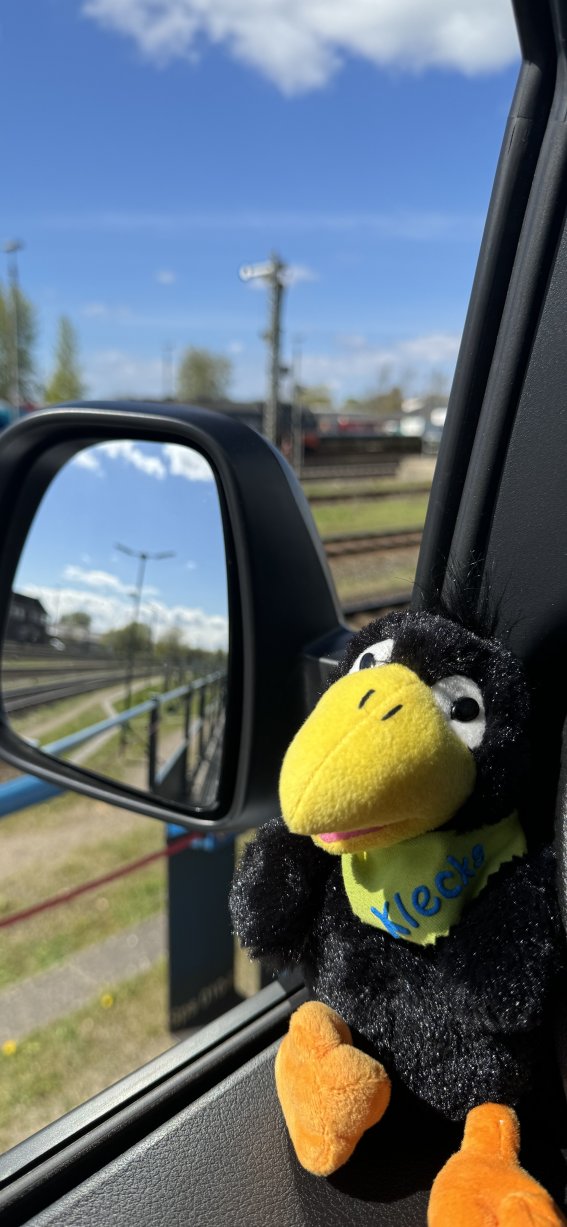 Klecks im Auto
