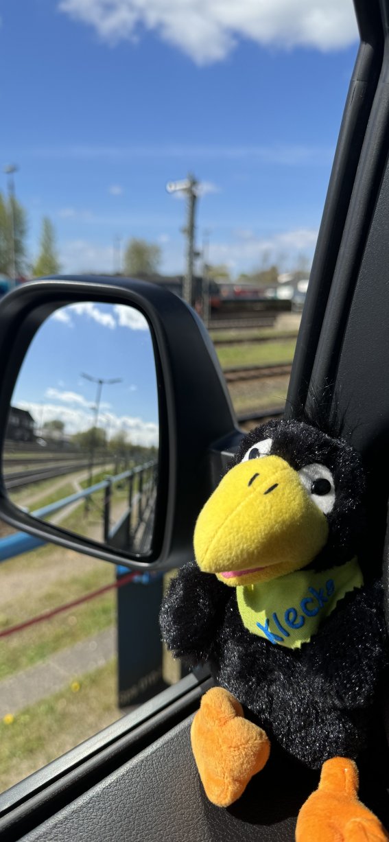 Klecks im Auto