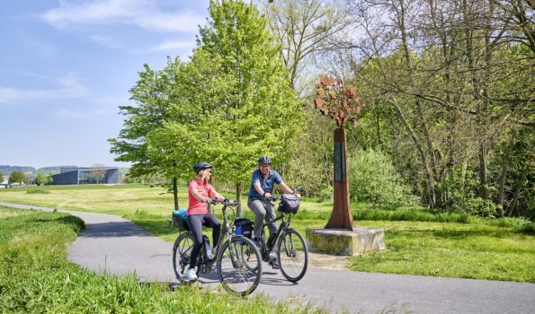 Radfahrer bei Weikersheim