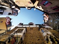 Burg Eltz Innenhof mit allen Eltzer Häusern