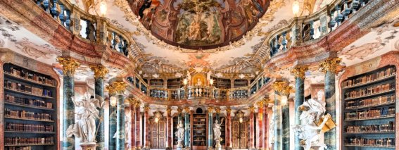 Ulm - Bibliothekssaal Wiblingen