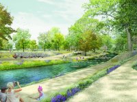 Landesgartenschau Ellwangen - Visualisierung Stadtstrand