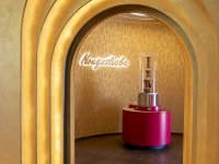 Viba Nougat-Welt - Erlebnis Etage | Goldener Nougatbrunnen