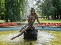 Schlosspark Rotenburg a. d. Fulda Bronzefiguren