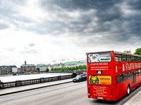 Alster Bus Lombardsbrücke Rote Doppeldecker
