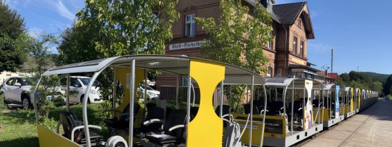 Solardraisine Überwaldbahn