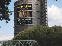 Gasometer Oberhausen  Gasometer mit Megaposter