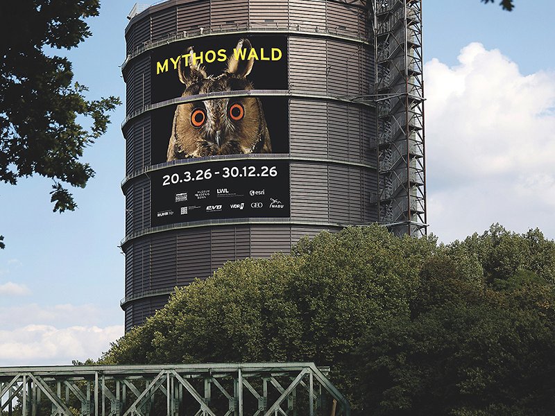 Gasometer Oberhausen Gasometer mit Megaposter