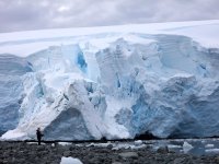 Yadegar Asisi auf Recherche in der Antarktis © asisi