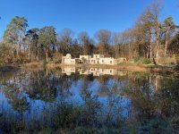 Arabisch dorp met zon