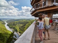 Baumwipfelpfad Saarschleife - Aussicht Frühling ©eak