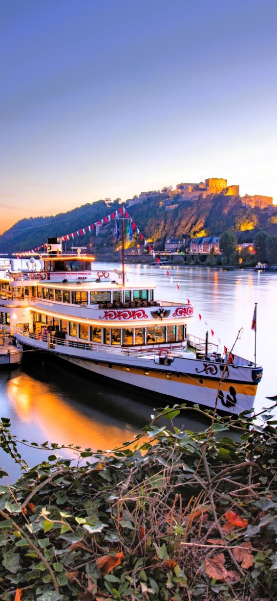 Festung Ehrenbreitstein am Morgen, Koblenz