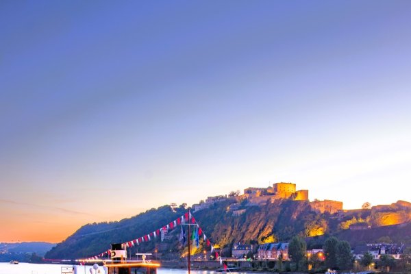 Festung Ehrenbreitstein am Morgen, Koblenz