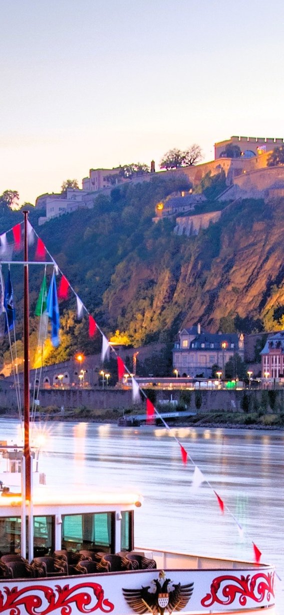 Festung Ehrenbreitstein am Morgen, Koblenz