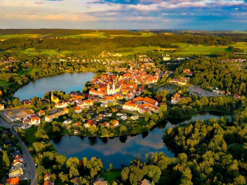 Schlosssee und Stadtsee Bad Waldsee @Christof Rauhut