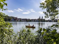 Stadtsee mit Ruderboot @Markus Leser