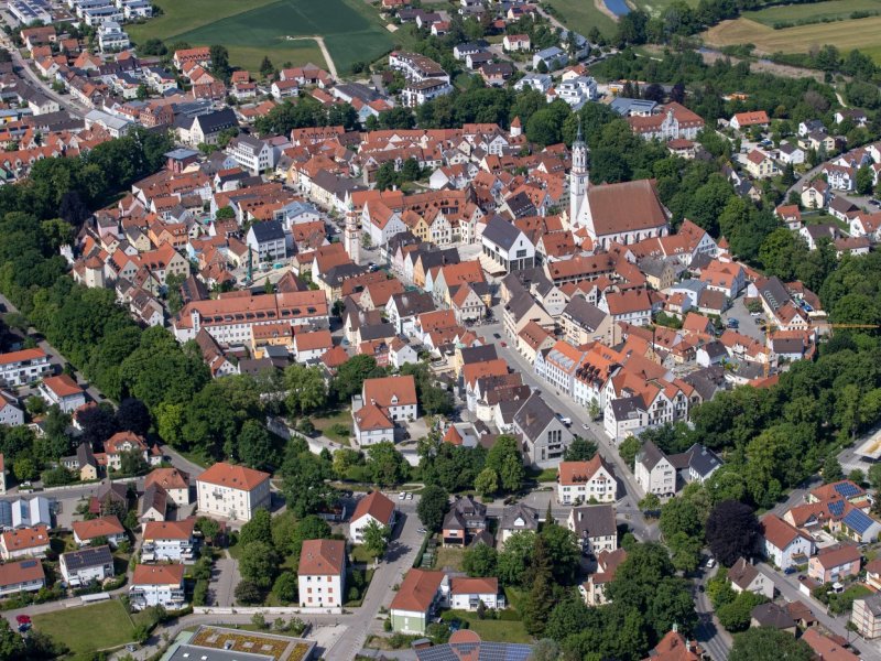 Stadt Schrobenhausen - Luftbild