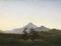 Caspar David Friedrich, Böhmische Landschaft, 1808