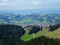 ....von der Reuterwanne in Richtung Wertach...