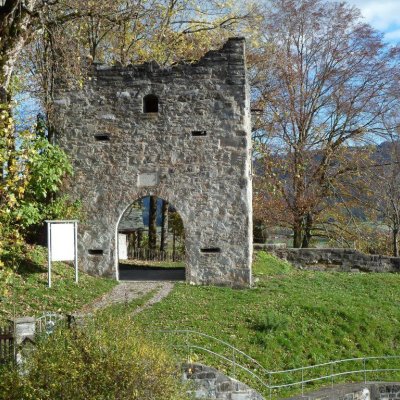 Ruine Burg Werdenstein nahe dem Burg-Café Nach dem Besuch des Burg-Cafés kann die Burgruine Werdenstein besichtigt werden.