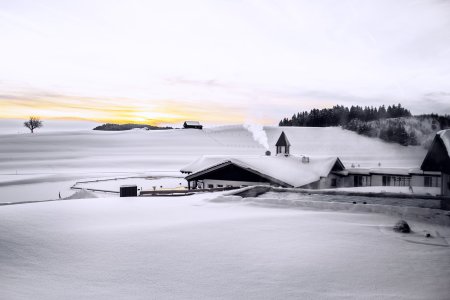 Haus am See Winterzeit