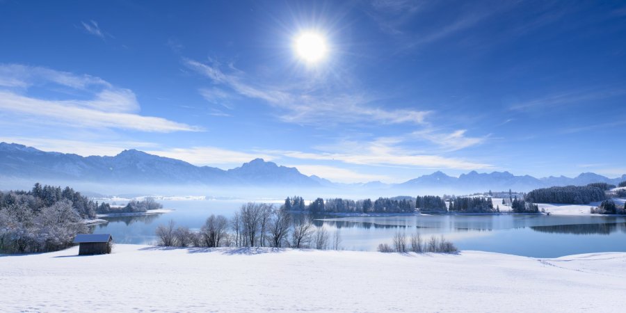 Winter am Forggensee