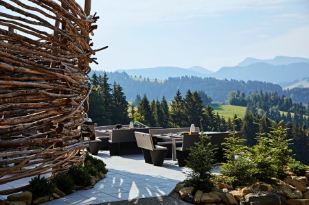 Im Haubers Schwalbennest findet das Haubers Bergfrühstück auf 950 Metern Höhe statt.