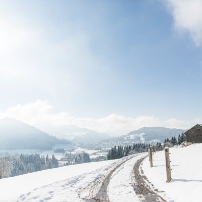 Winterspaziergang am Klimapfad