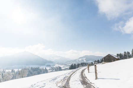 Winterspaziergang am Klimapfad