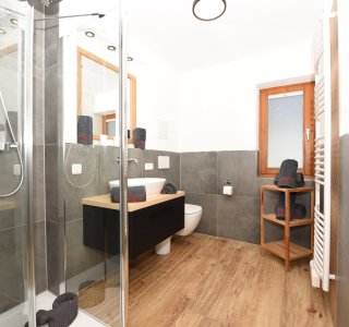 Badezimmer in der Ferienwohnung 