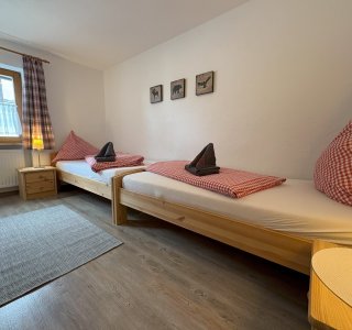 Schlafzimmer in der Ferienwohnung 