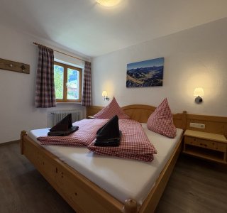 Schlafzimmer in der Ferienwohnung 