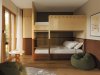 1767628 Ein Zimmer mit einem Hochbett und einem Sofa 1767628 Ein Zimmer mit einem Hochbett und einem Sofa
