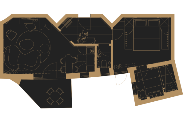 Grundriss-Garten-Apartment