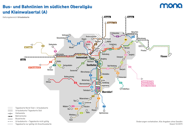 Streckennetz ÖPNV