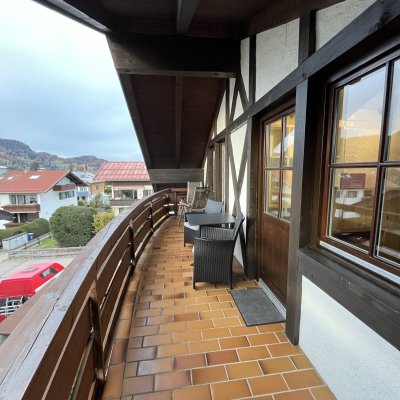 Ferienwohnung mit großem Balkon