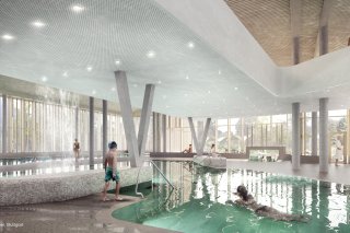 Therme Badehalle Erlebnisbecken