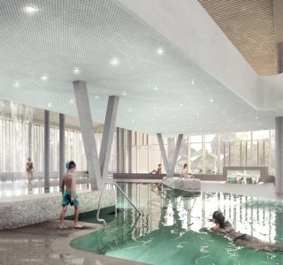 Therme Badehalle Erlebnisbecken