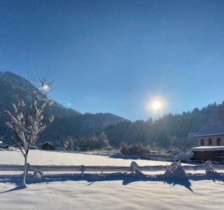 Ferienwohnung Oyben 2 Wintertag