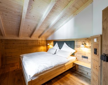 Schlafzimmer in der Eiche