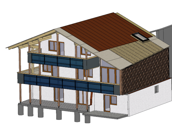 Ansicht Haus von Süd