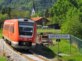 Anreise mit der Bahn nach Oberstdorf