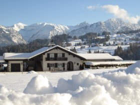 Unser Haus im Winter
