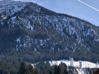 Berg- und Schanzenblick vom Balkon aus